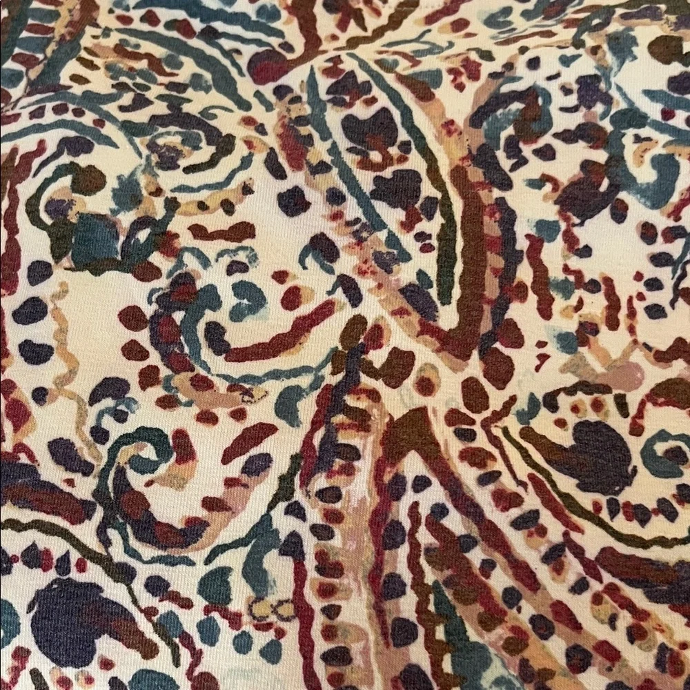 Westbound Multicolor Paisley Long Sleeve Top - Picture 11 of 11